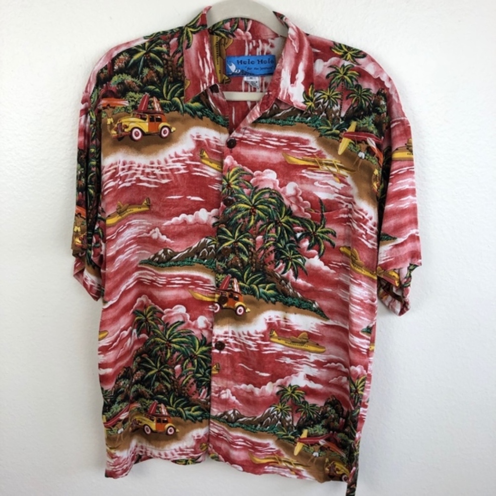Holo Holo Aloha Hawaiian Print Shirt